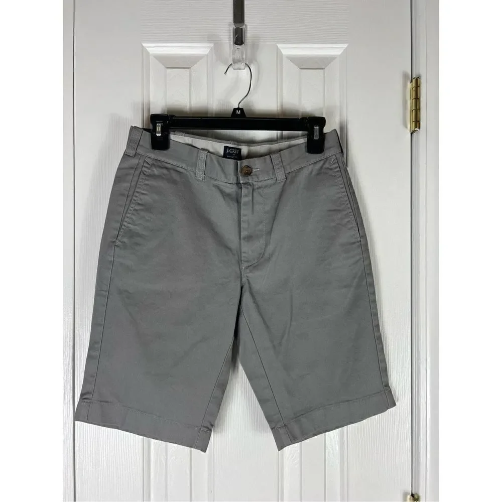 NWT Jcrew Riviongton Mens Grey Shorts 29W